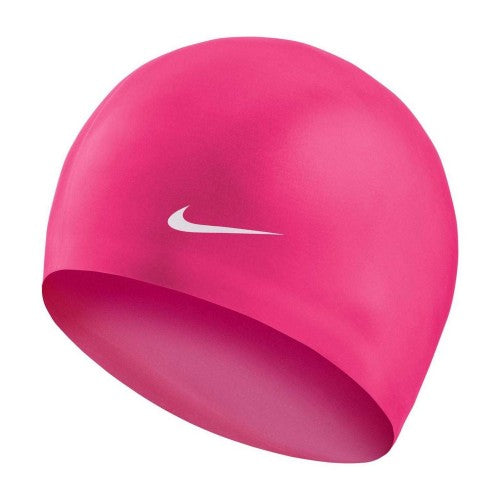 Front - Nike Unisex Adult Logo Silicone Swimming Cap