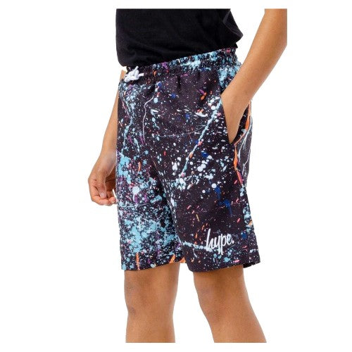 Front - Hype Boys Splatter Swim Shorts