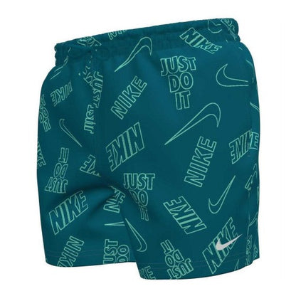 Front - Nike Mens Just Do It All-Over Print Swim Shorts