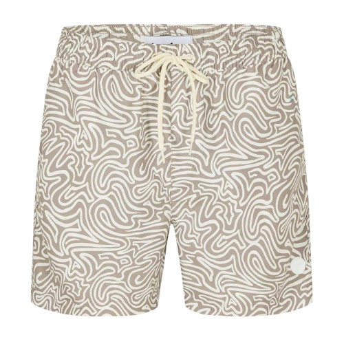 Front - Threadbare Mens Abstract Swim Shorts