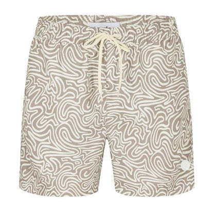 Front - Threadbare Mens Abstract Swim Shorts