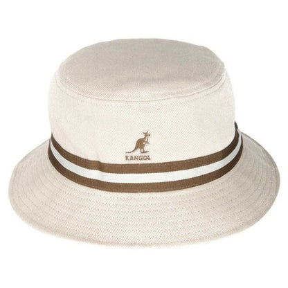 Front - Kangol Unisex Adult Striped Cotton Bucket Hat