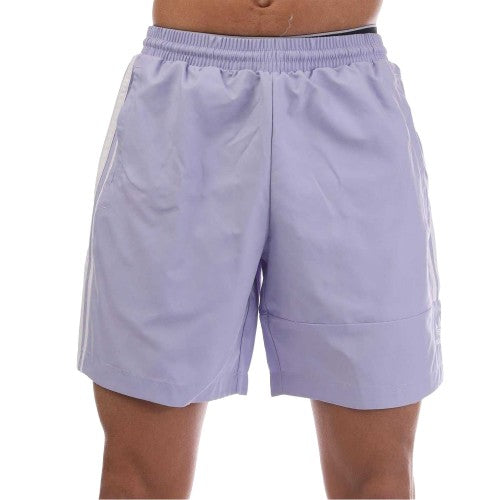 Front - Adidas Mens 3 Stripes Swim Shorts