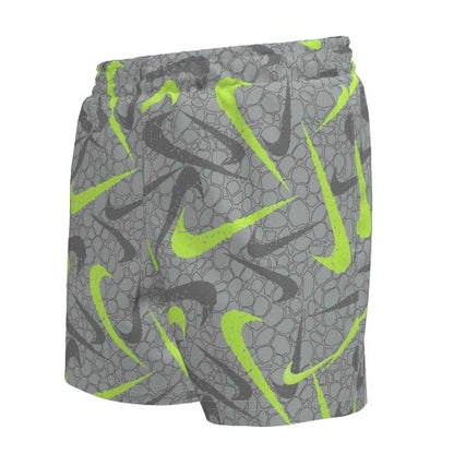 Front - Nike Boys Patterned Swimming Swim Shorts