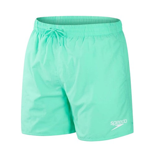 Front - Speedo Mens Essential Logo Swimming Swim Shorts