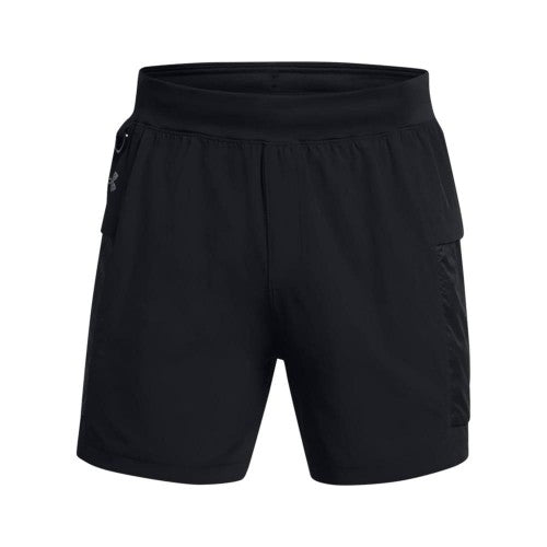 Front - Under Armour Mens Trail Run Shorts