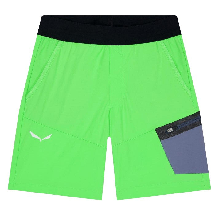 Front - Salewa Boys Zip Pocket Shorts