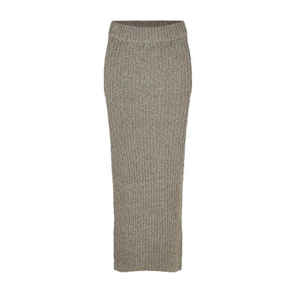 Front - Jack Wills Womens/Ladies Ribbed Maxi Skirt