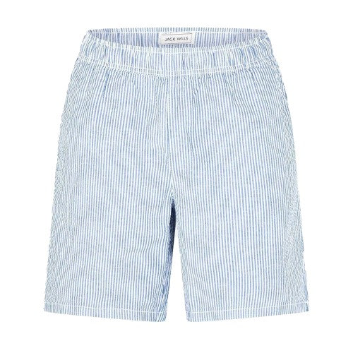 Front - Jack Wills Womens/Ladies Striped Relaxed Fit Chino Shorts