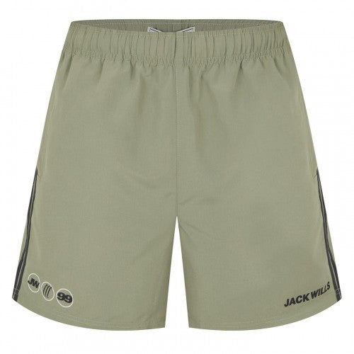 Front - Jack Wills Mens Stripe Swim Shorts