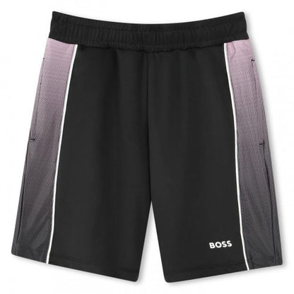 Front - Boss Childrens/Kids Gradient Side Panels Relaxed Fit Shorts