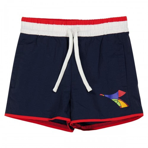 Front - Diadora Childrens/Kids Ju.beach Fregio Swim Shorts