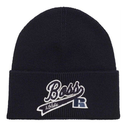 Front - Boss X Russel Mens Floley Beanie