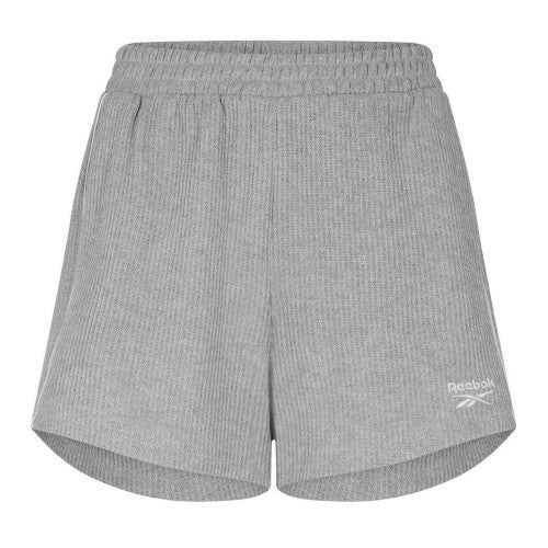 Front - Reebok Womens/Ladies Ribbed Sweat Shorts