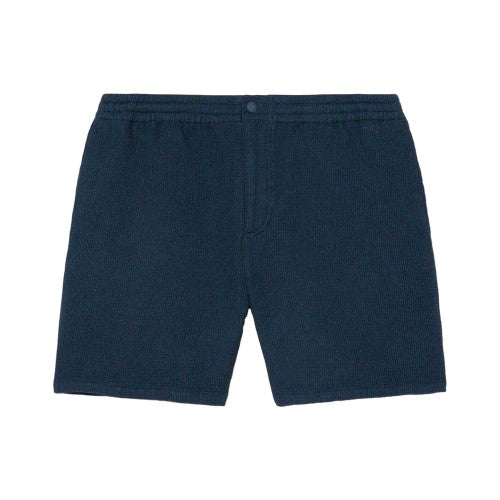 Front - Lacoste Mens Waffle Knit Relaxed Fit Shorts