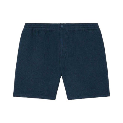 Front - Lacoste Mens Waffle Knit Relaxed Fit Shorts