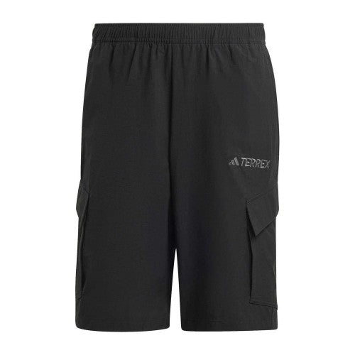 Front - Adidas Mens Terrex Polyamide Cargo Shorts