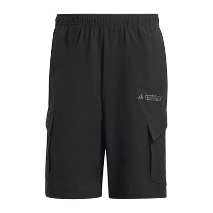 Front - Adidas Mens Terrex Polyamide Cargo Shorts