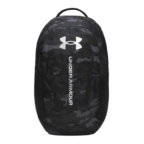 Front - Under Armour Hustle 6.0 Camo Sport Backpack
