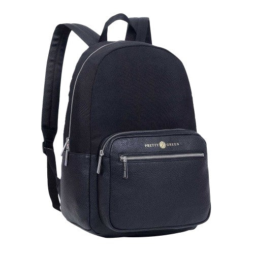 Front - Pretty Green Essentials Logo Backpack