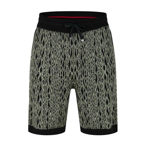 Front - Hugo Mens Animal Print Sweat Shorts