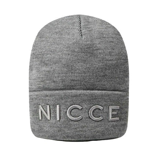 Front - Nicce Unisex Adult Mercury Embossed Knitted Beanie