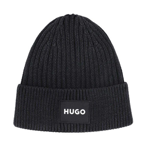 Front - Hugo Childrens/Kids Ribbed Beanie