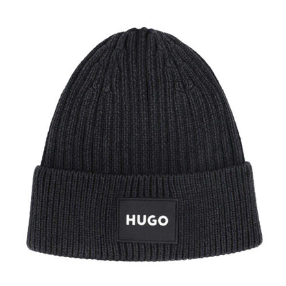 Front - Hugo Childrens/Kids Ribbed Beanie