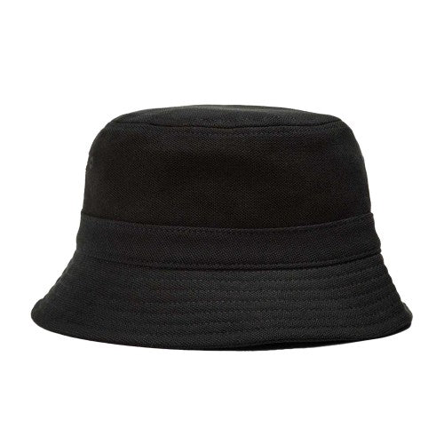 Front - Lacoste Mens Embroidered Logo Cotton Pique Bucket Hat