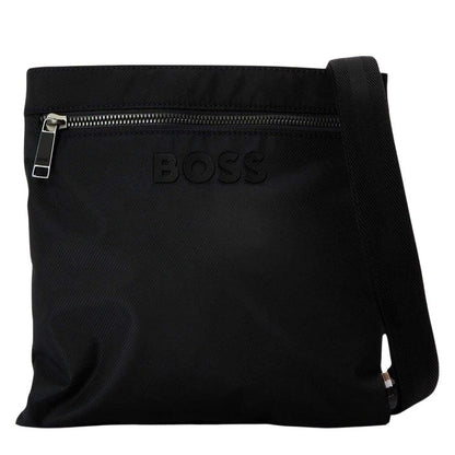 Front - Boss Catch 3.0 Embossed Nylon Crossbody Bag