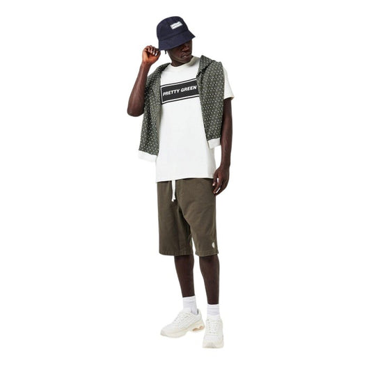 Front - Pretty Green Embroidered Logo Polyester Bucket Hat