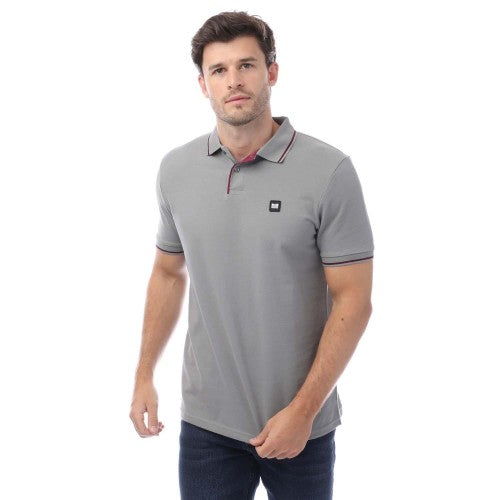 Front - Weekend Offender Mens Spello Piped Polo Shirt