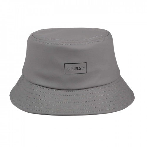Front - Spiral Womens/Ladies Plain Ribbed Bucket Hat