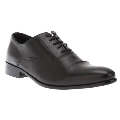 Front - Dune London Mens Stormy Leather Derby Shoes