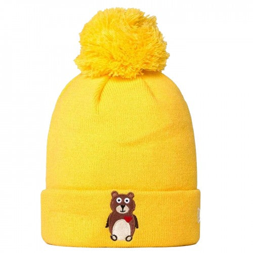 Front - New Era Childrens/Kids Bear Knitted Beanie