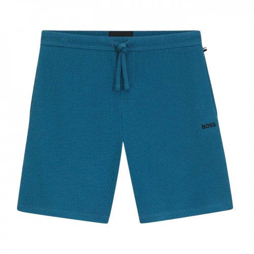 Front - Boss Mens Relaxed Fit Pyjama Shorts