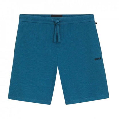 Front - Boss Mens Relaxed Fit Pyjama Shorts