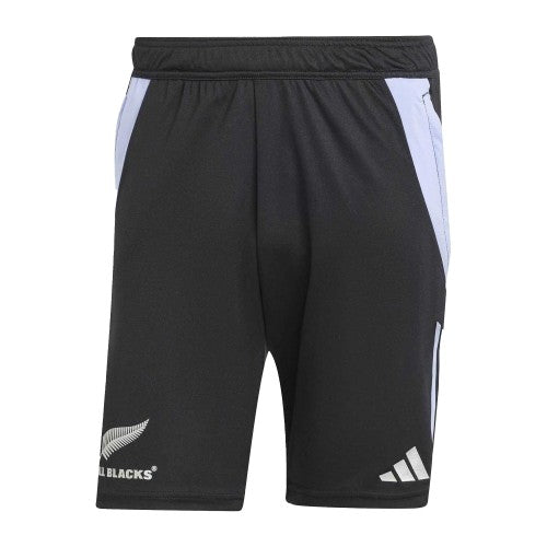 Front - Adidas Unisex Adult Recycled Polyester New Zealand All Blacks Shorts
