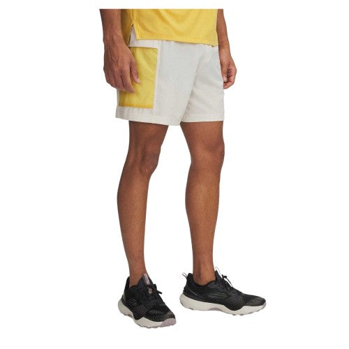 Front - Under Armour Mens Colour Block Running Shorts