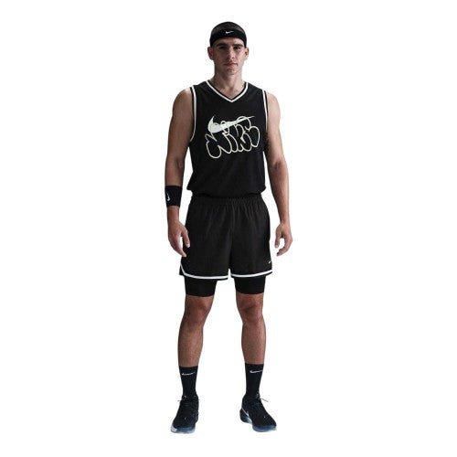Front - Nike Mens 2 in 1 Basketball Shorts