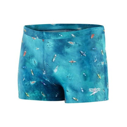 Front - Speedo Mens Escape Swim Shorts
