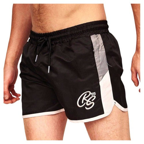 Front - Crosshatch Mens Barli Swim Shorts