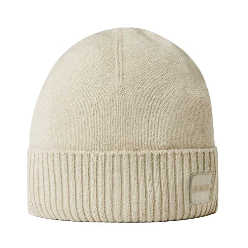 Front - Boss Unisex Adult Ribbed Winter Beanie