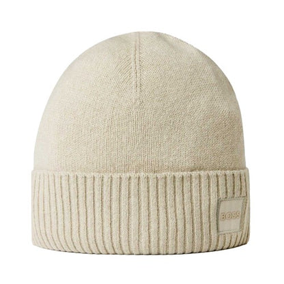 Front - Boss Unisex Adult Ribbed Winter Beanie