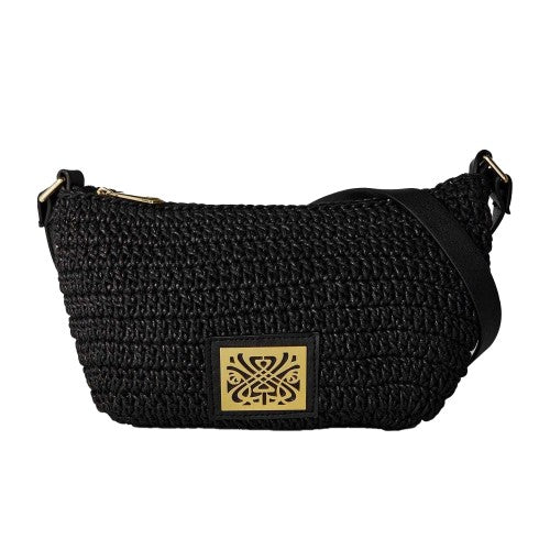 Front - Biba Crescent Shaped Casual Crossbody Bag