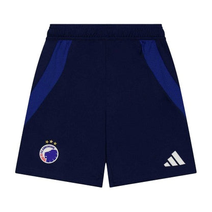 Front - Adidas Childrens/Kids 2024/2025 F.C. Copenhagen Football Shorts