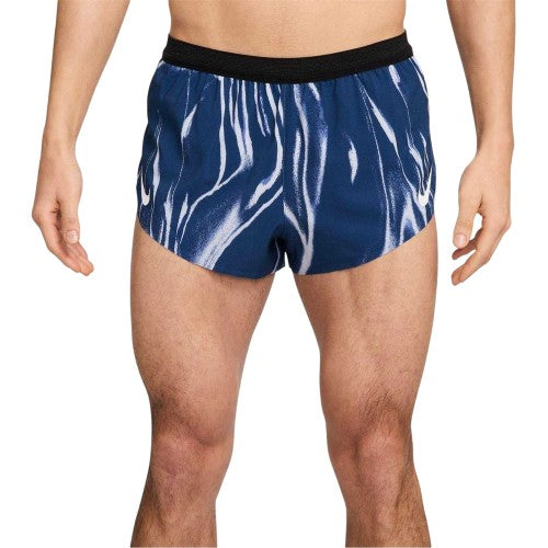 Front - Nike Mens Aeroswift Running Shorts