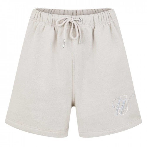 Front - Jack Wills Womens/Ladies Embroidered Logo Relaxed Fit Sweat Shorts