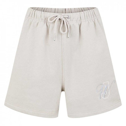 Front - Jack Wills Womens/Ladies Embroidered Logo Relaxed Fit Sweat Shorts