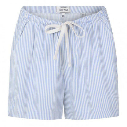 Front - Jack Wills Womens/Ladies Viscose Striped Shorts